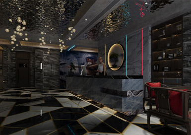 現(xiàn)代洗浴KTV裝修設計案例效果圖