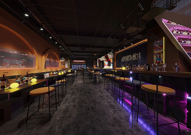 杭州熱潮酒吧裝修設計案例效果圖