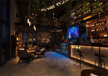 再見宋莊里酒吧裝修設(shè)計(jì)案例效果圖