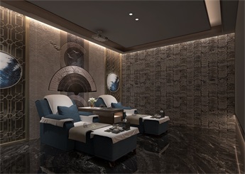 桐廬足浴會所裝修設計案例效果圖
